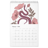 Calendrier Nouvel An Floral Chinois Du Serpent 2025 (Feb 2026)