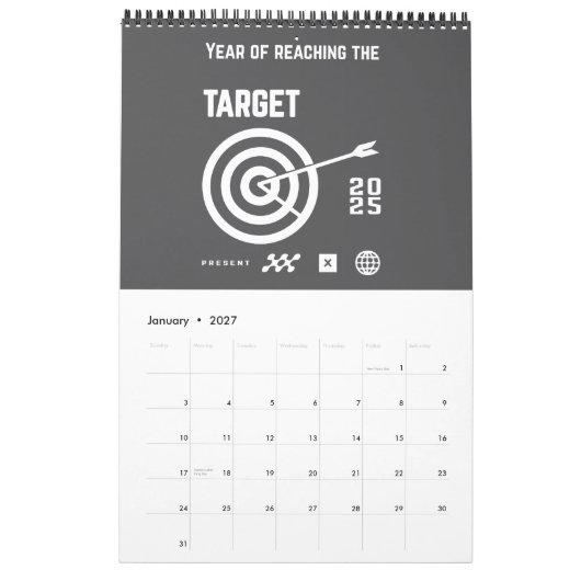 Calendrier nouvelle année (Jan 2027)