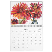 Calendrier Nouvelle peinture orange et violette (Mar 2027)