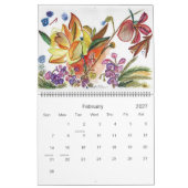 Calendrier Nouvelle peinture orange et violette (Feb 2027)