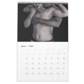 Calendrier nu artistique (Jan 2027)