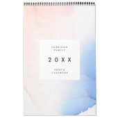 Calendrier Nuage d'aquarelle | 36 Photo (Protection)