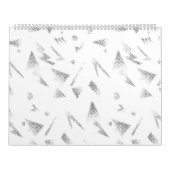 Calendrier Nuage horizontal, gris (Protection)