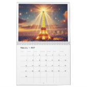 Calendrier Nuit romantique à Paris - 2025 (Feb 2027)