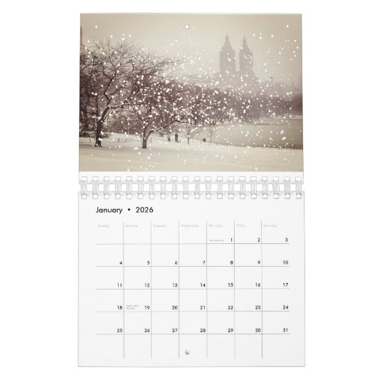 Calendrier NYC (Jan 2026)