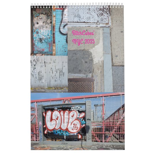 Calendrier NYC 2025 par Bitchcakes (Protection)