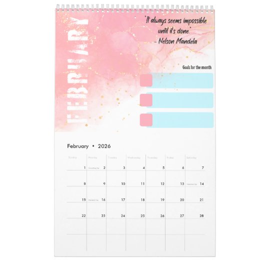 Calendrier Objectifs mensuels Atteinte Citations Motivationne (Feb 2026)