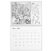 Calendrier Objet caché et livre de couleurs (Mar 2026)