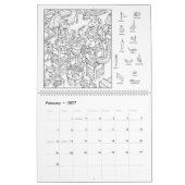 Calendrier Objet caché et livre de couleurs (Feb 2027)