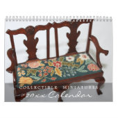 Calendrier Objets de collection du mobilier miniature (Protection)