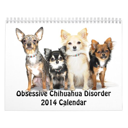 Calendrier obsédant du désordre 2014 de chiwawa (Protection)