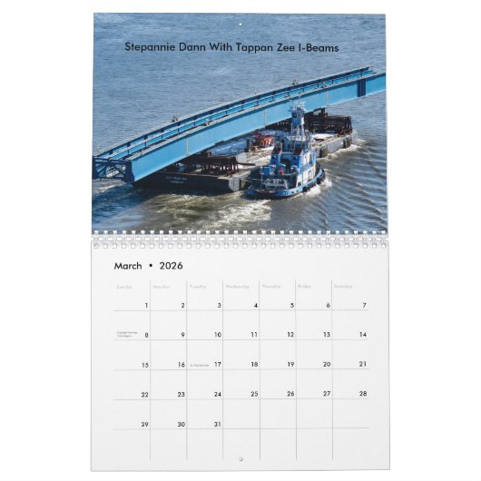 Calendrier Océan de Dann remorquant 2018 (Mar 2026)