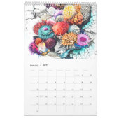 Calendrier Océan Dreams 2026 – Créatures Marines Abstraites c (Jan 2027)