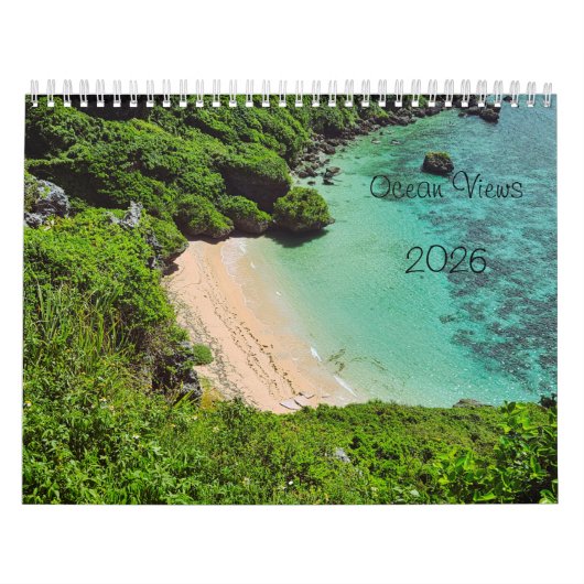 Calendrier Ocean Views 2026 (Protection)