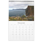 Calendrier Océanie - Australie - Tasmanie - (Feb 2026)