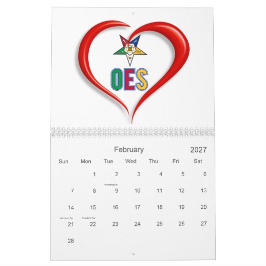 CALENDRIER OES (Feb 2027)
