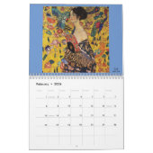 Calendrier Oeuvre de Gustav Klimt Numéro 1 (Feb 2026)