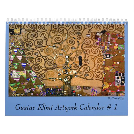 Calendrier Oeuvre de Gustav Klimt Numéro 1 (Protection)