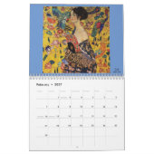 Calendrier Oeuvre de Gustav Klimt Numéro 1 (Feb 2027)