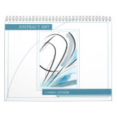 Calendrier Oeuvre de planification de Notes d'art Abstrait mo (Protection)