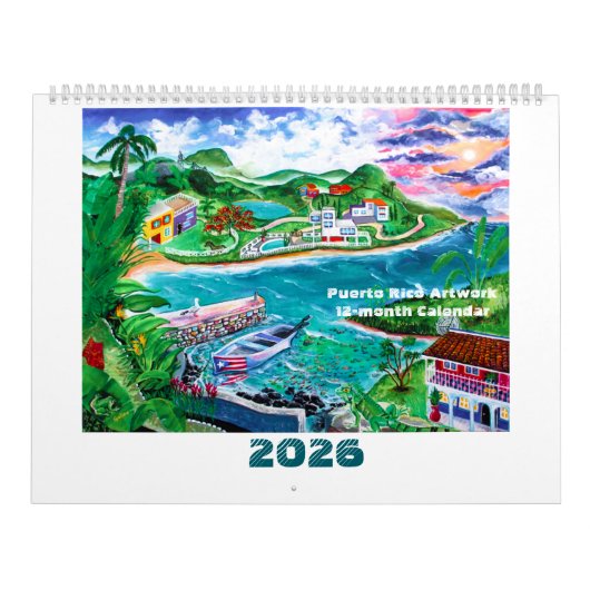 Calendrier Oeuvre de Porto Rico 2026 (Protection)