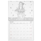 Calendrier Oeuvres célèbres Coloration Adulte (Jan 2026)