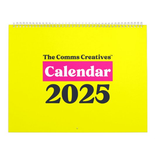Calendrier Official Comms Creatives Calendar 2025 (Protection)
