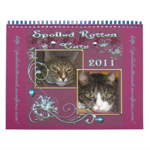 Calendrier officiel des chats pourris cuits 2011