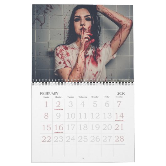 Calendrier officiel Victoria Shea 1 (Feb 2026)