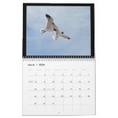 Calendrier - Oiseaux à la plage (Mar 2026)
