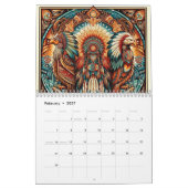 Calendrier Oiseaux amérindiens (Feb 2027)