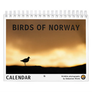 Calendrier Oiseaux de Norvège 2026
