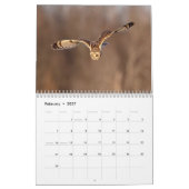 Calendrier Oiseaux de Prey 2026 (Feb 2027)