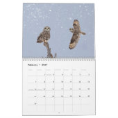 Calendrier Oiseaux de Prey 2026 (Feb 2027)