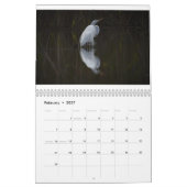 Calendrier Oiseaux d'eau 3 Page MoyenCalendrier, blanc (Feb 2027)