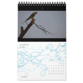Calendrier Oiseaux en Silhouette Photographie Nature 2026 Mur (Jan 2026)