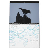 Calendrier Oiseaux en Silhouette Photographie naturelle 2026  (Feb 2026)