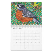 Calendrier Oiseaux et chats (Feb 2026)