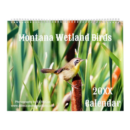 Calendrier Oiseaux humides du Montana (Protection)