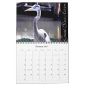 Calendrier OISEAUX jardins (Jan 2027)