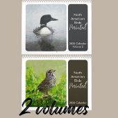 Calendrier Oiseaux peints en Amérique du Nord Jardin Birding