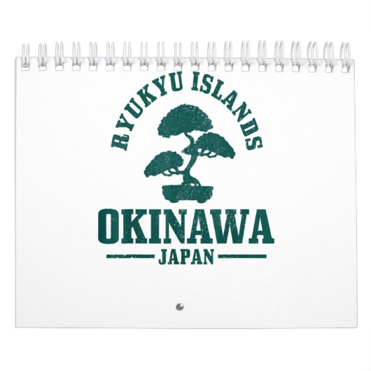 Calendrier Okinawa Japon Bonsai Japonais Ryukyu Îles Cadeau (Protection)