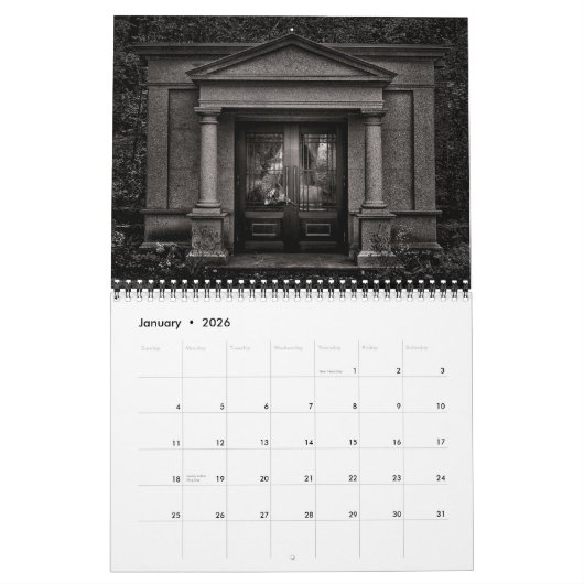 Calendrier Ombre Tombstone No 36 (Jan 2026)