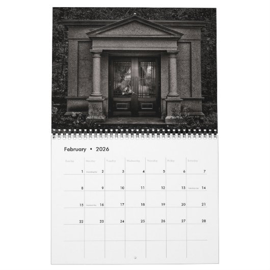 Calendrier Ombre Tombstone No 36 (Feb 2026)