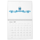 Calendrier Ondes de queue de sirène (Jan 2027)