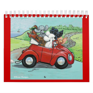 Calendrier Oodles Poodles Dog Art Calender