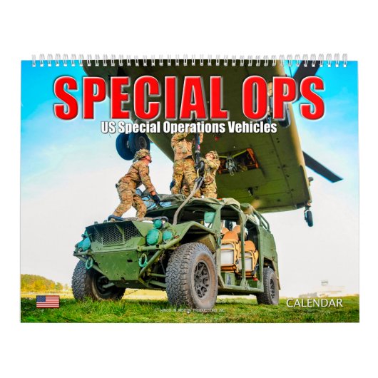 Calendrier OPS SPÉCIALES - Véhicules des opérations spéciales (Protection)