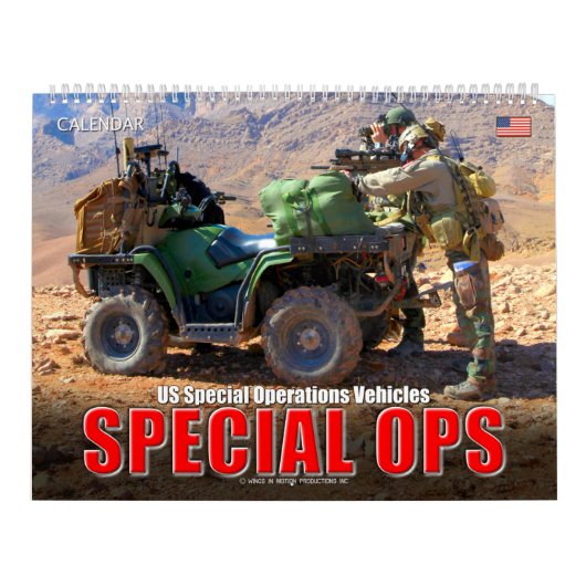 Calendrier OPS SPÉCIALES - Véhicules des opérations spéciales (Protection)