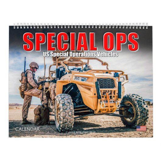 Calendrier OPS SPÉCIALES - Véhicules des opérations spéciales (Protection)