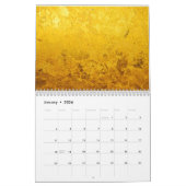 Calendrier OR de calendrier/feuille d'or PURS + vos (Jan 2026)